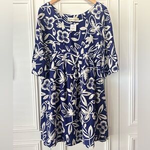 Velvet by Graham & Spencer 100% Silk Floral Dress NWT Size M